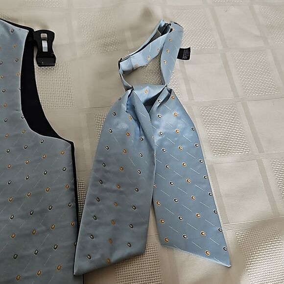 Top Kids Boy's Waist Coat Vest & Tie Blue 3X - Picture 10 of 16